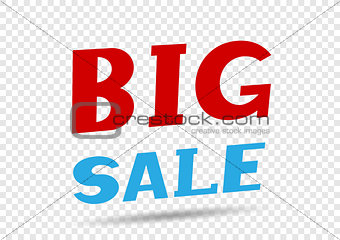 Big sale message