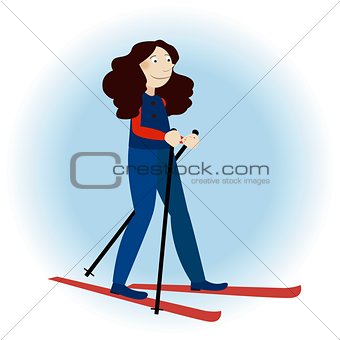 Cute Ski Girl
