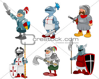 Set of six knights