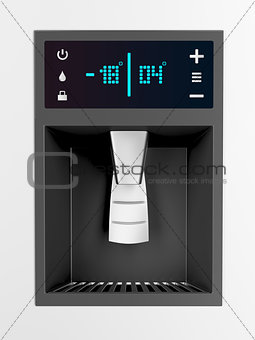 Ice and water dispenser
