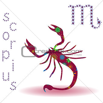 Zodiac sign Scorpius