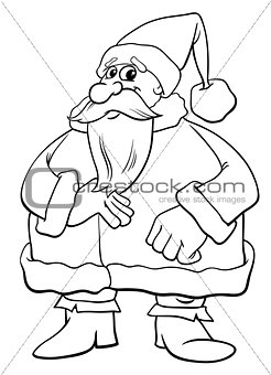 Santa Claus Christmas coloring book