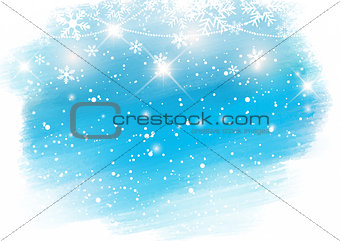 Christmas watercolour background 