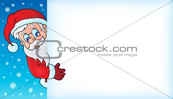 Lurking Santa Claus with copyspace 4
