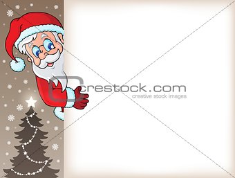 Lurking Santa Claus with copyspace 5