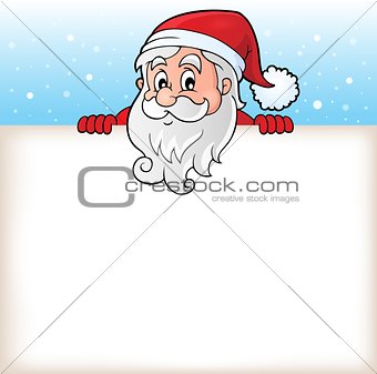 Lurking Santa Claus with copyspace 6