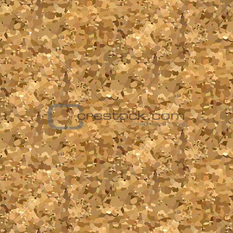 Vector gold glitter sand seamless background.