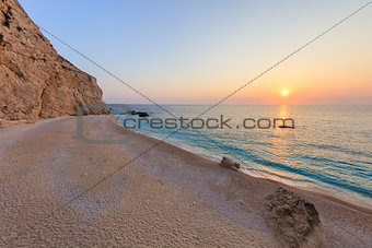 Porto Katsiki beach. Lefkada, Greece
