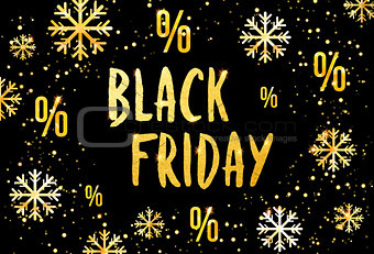 Vector banner for the Black Friday sale. Modern fashion web banner.