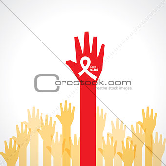 Illustration of World AIDS day 