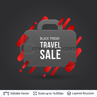 Black Friday Travel Sale Offer.