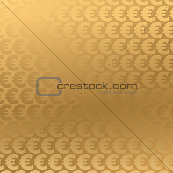 Golden Euro background