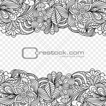 hand drawn floral card
