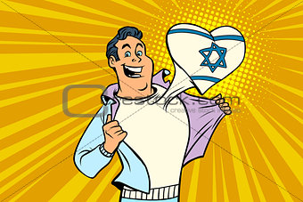 sports fan loves Israel