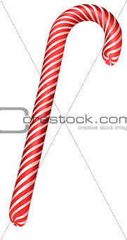 Sweet striped candy lollipop cane symbol accessory Christmas