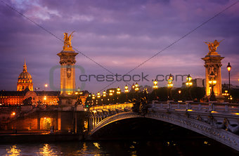 Bridge of Alexandre III, Paris, France