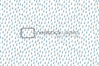 Colorful seamless pattern with falling drops. Hand drawn design.