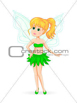 Forest green fairy
