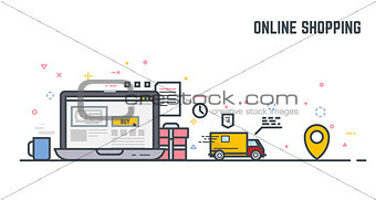 Online shoping and delivery