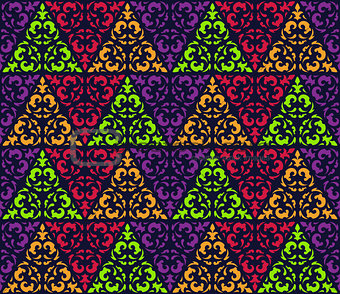 Vector damask seamless pattern