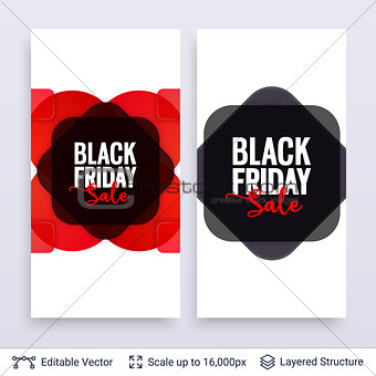 Black Friday sale background design.