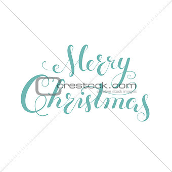 Merry Christmas calligraphy Lettering. Template Creative typography for Holiday Greeting Design.