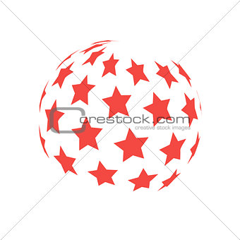 Vector spheres. Abstract technical illustration. 3 D object