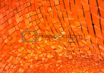 3D abstract background tiles