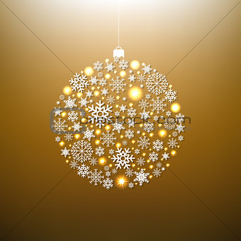 Christmas Gold Ball
