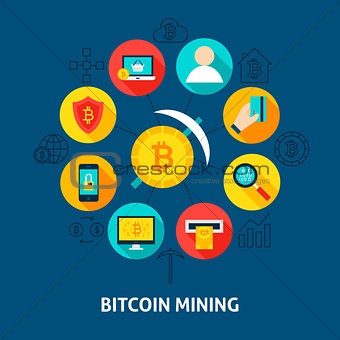 Bitcoin Mining Concept