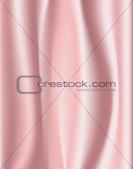 Colorful silk pink background. Vector Illustration.