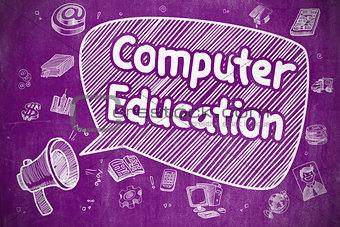 Computer Education - Business Concept.