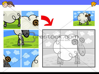 jigsaw puzzles with ram animal character
