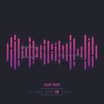 Sound wave audio