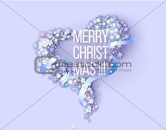 Merry Christmas Greetings card.