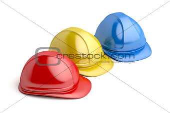 Safety helmets with different colors