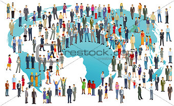 World Population International, illustration
