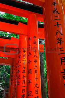 Fushimi Inari Taisha torii, Kyoto, Japan