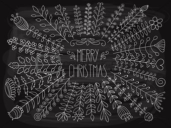 Vector Merry christmas Greetings