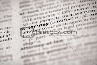 Dictionary Series - Law: attorney