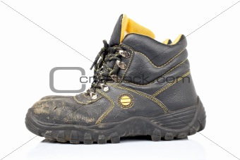 Old work boots
