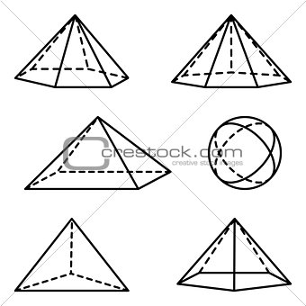 Geometric pyramidal forms