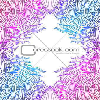 colorful abstract frame