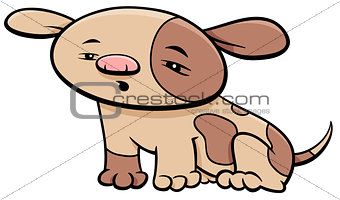 puppy dog character cartoon illustration