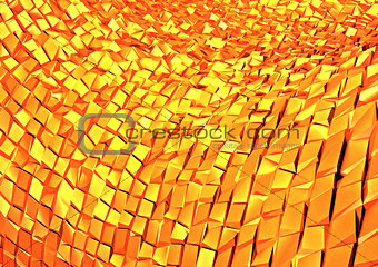 3D abstract background tiles. 3D rendering.