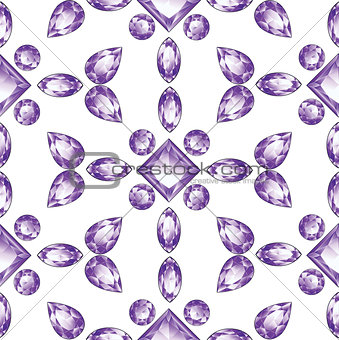 Shiny Violet Amethyst