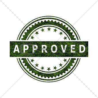 Approved Stamp Icon Sign