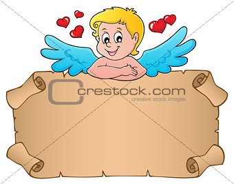 Cupid topic parchment 3