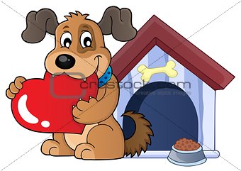 Valentine dog theme image 3