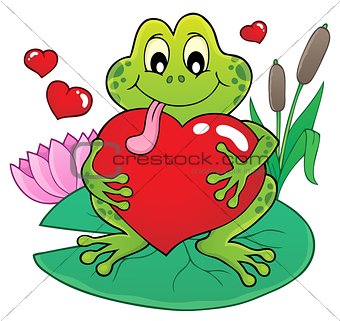 Valentine frog theme image 2